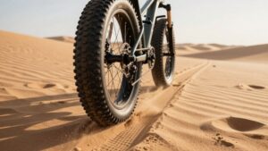 fat bike tire pressure sand