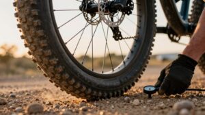 fat bike tire pressure trails