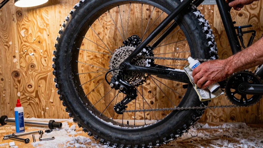 fat bike winter maintenance