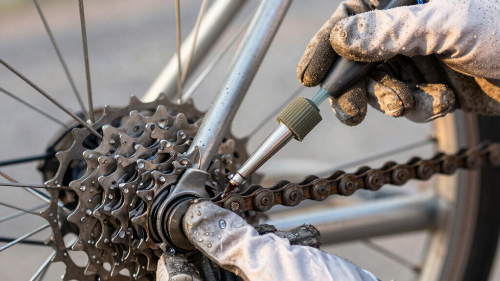 lubricate bike chain regularly frequency