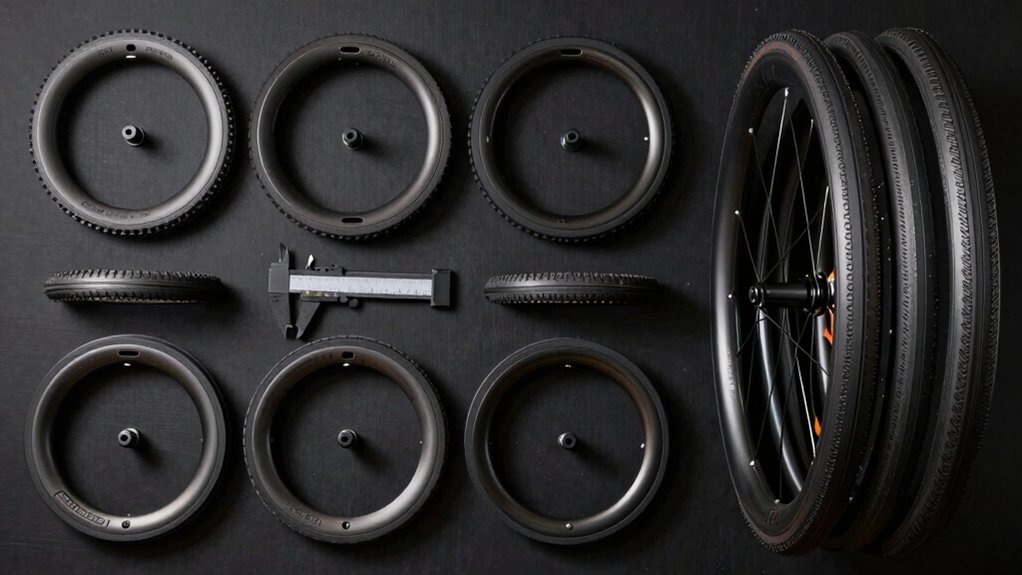 road bike wheel tire compatibility chart