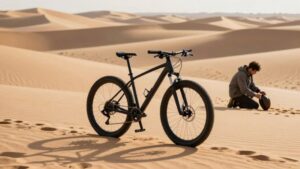 sand riding fat bikes