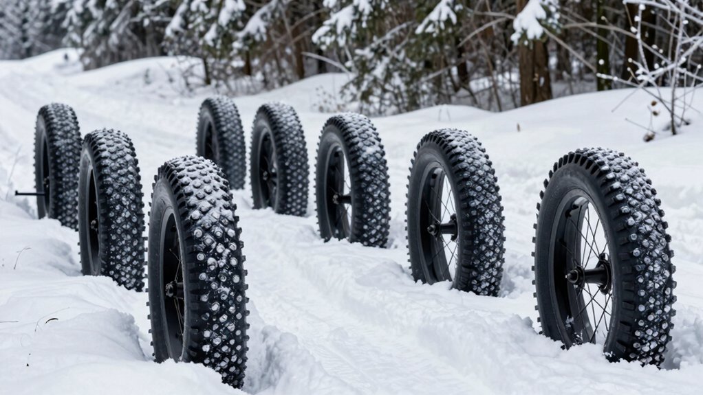 studded fat bike tires