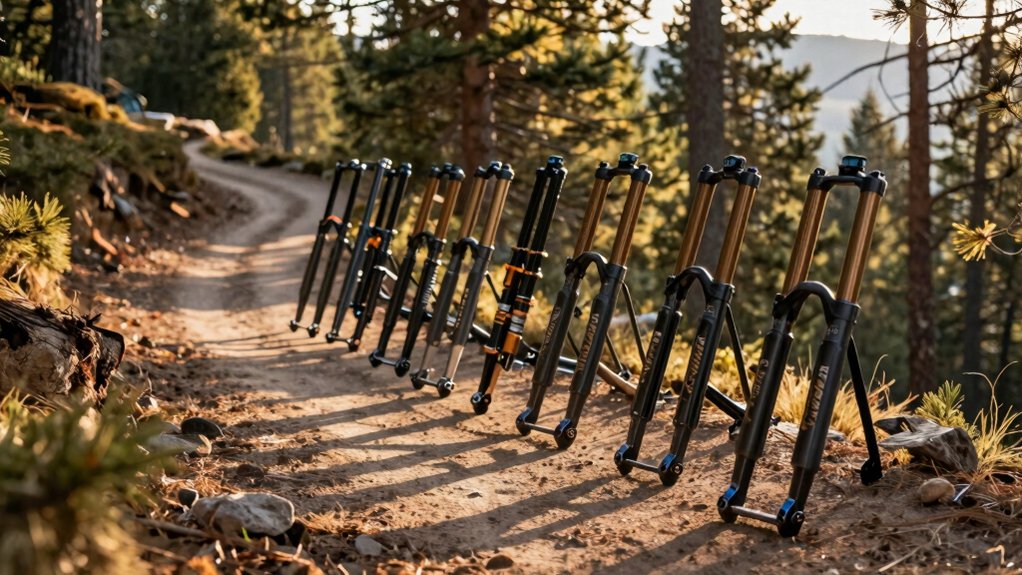 top air suspension forks