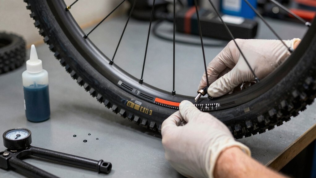 tubeless tire setup steps