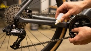 lubricate bike chain quietly