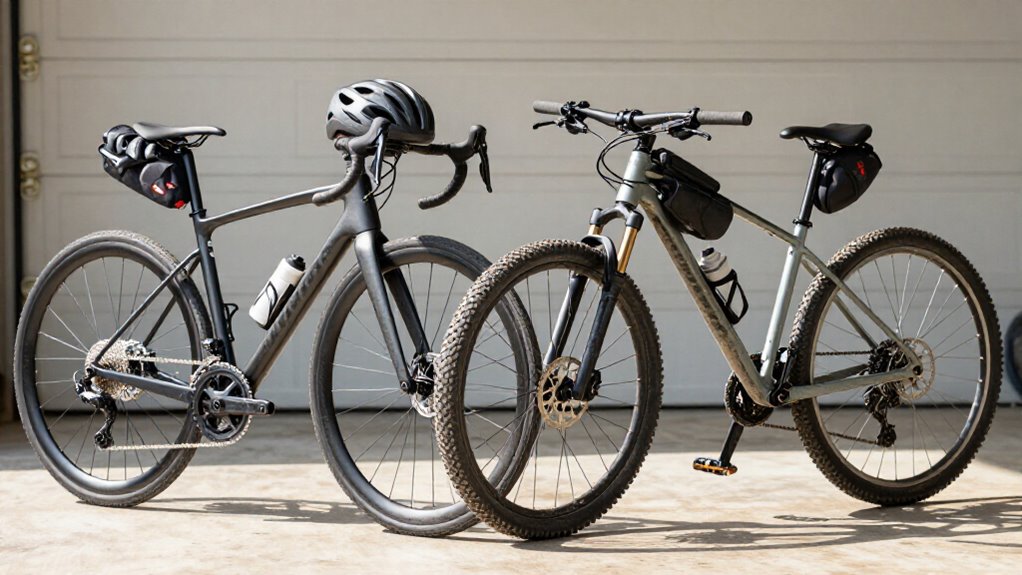 road bike vs mountain bike accessories